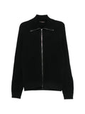 Zanone ribbed-knit zip-up cardigan