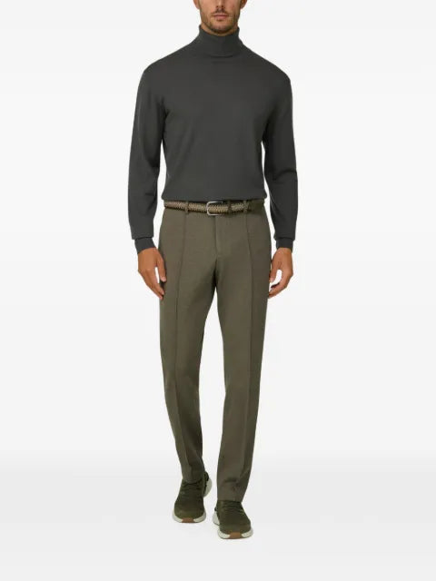 Boggi Milano turtleneck jumper in extrafine merino-wool