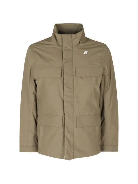 K-Way Manuene high-neck multi-pocket jacket