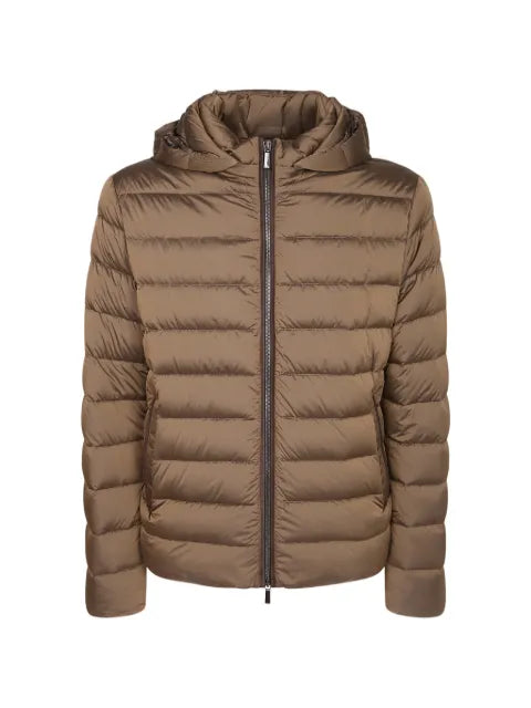 Moorer Eurico quilted hooded jacket