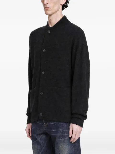 Giorgio Armani button-fastening high-neck cardigan