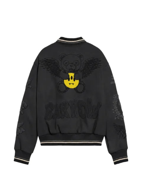 BARROW logo-patch bomber jacket
