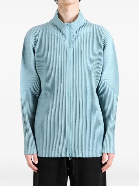Homme Plissé Issey Miyake pleated zip-up jacket