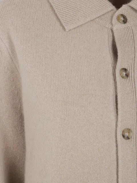Guest In Residence Plaza cashmere button-down cardigan
