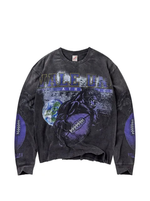 Vale Kountry LS graphic-print sweater