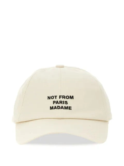 Drôle De Monsieur Casquette embroidered baseball cap