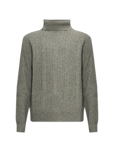 BOGNER Eros cable-knit turtleneck sweater