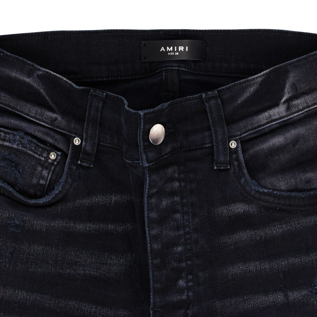 Black Skinny Painter Jean