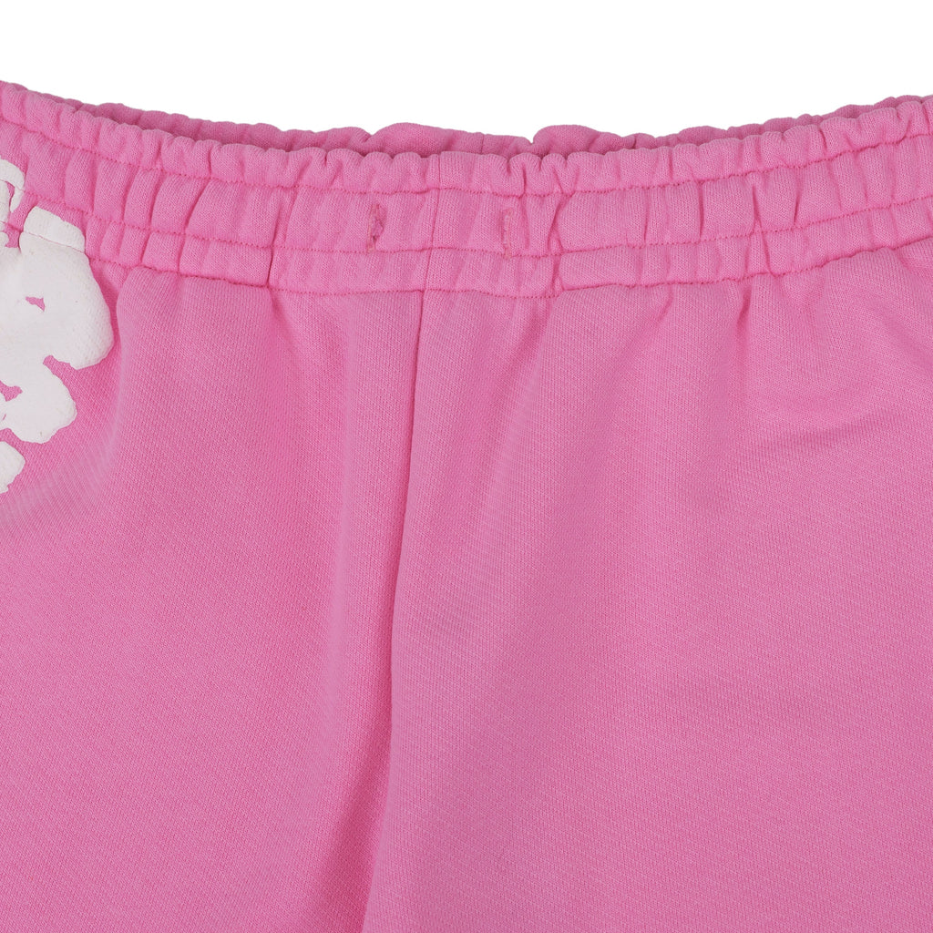 Pink Cotton Wreath Sweatpants