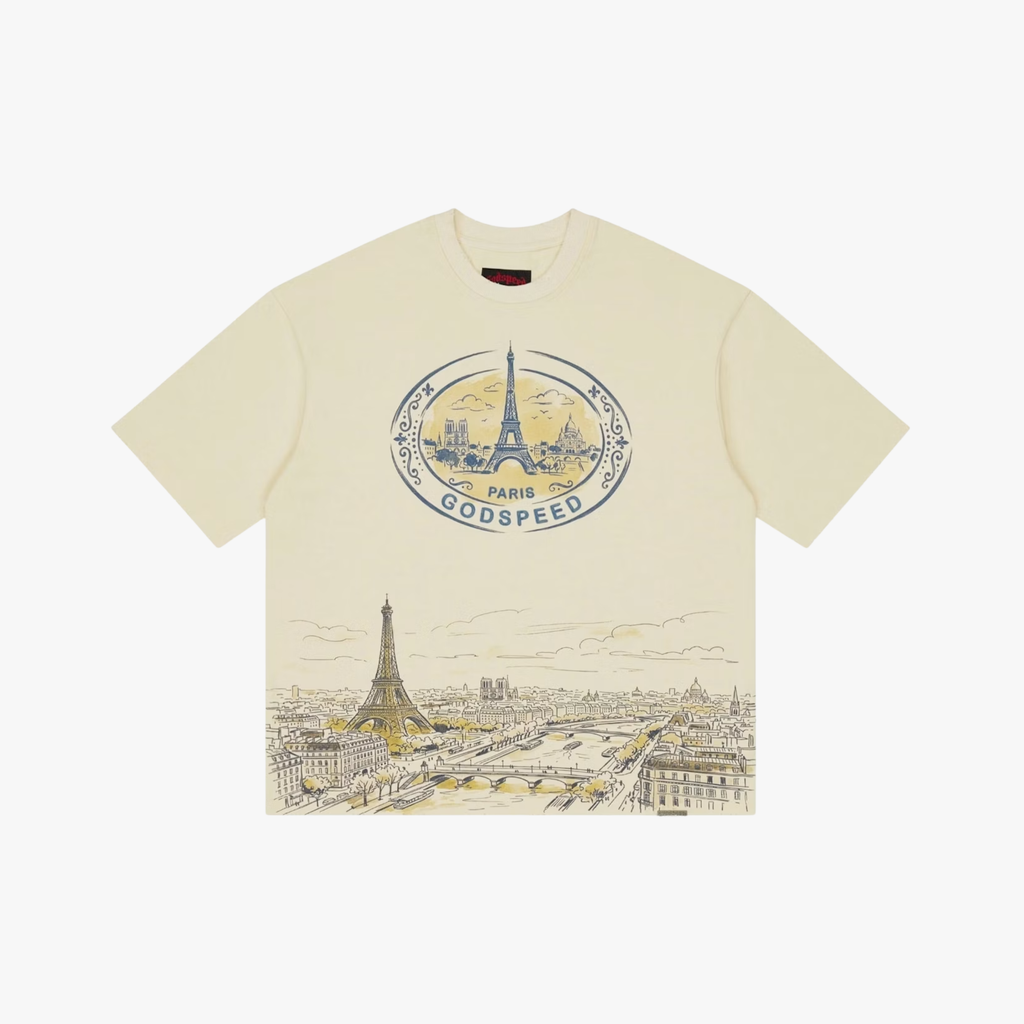 GodSpeed Paris Skyline Tee