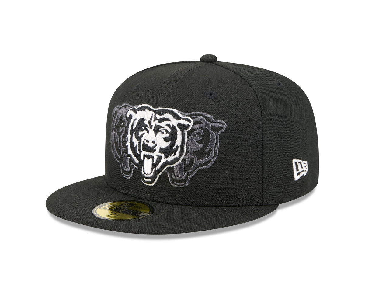 New Era 5950 Chicago Bears Tri Hit Fitted Hat