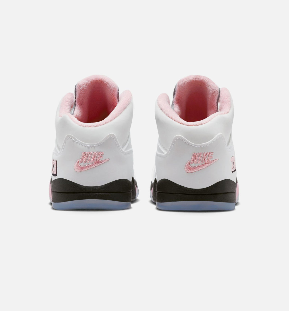 Air Jordan 5 Retro Medium Soft Pink Infant & Toddler Lifestyle Shoes - White/Black/Soft Pink