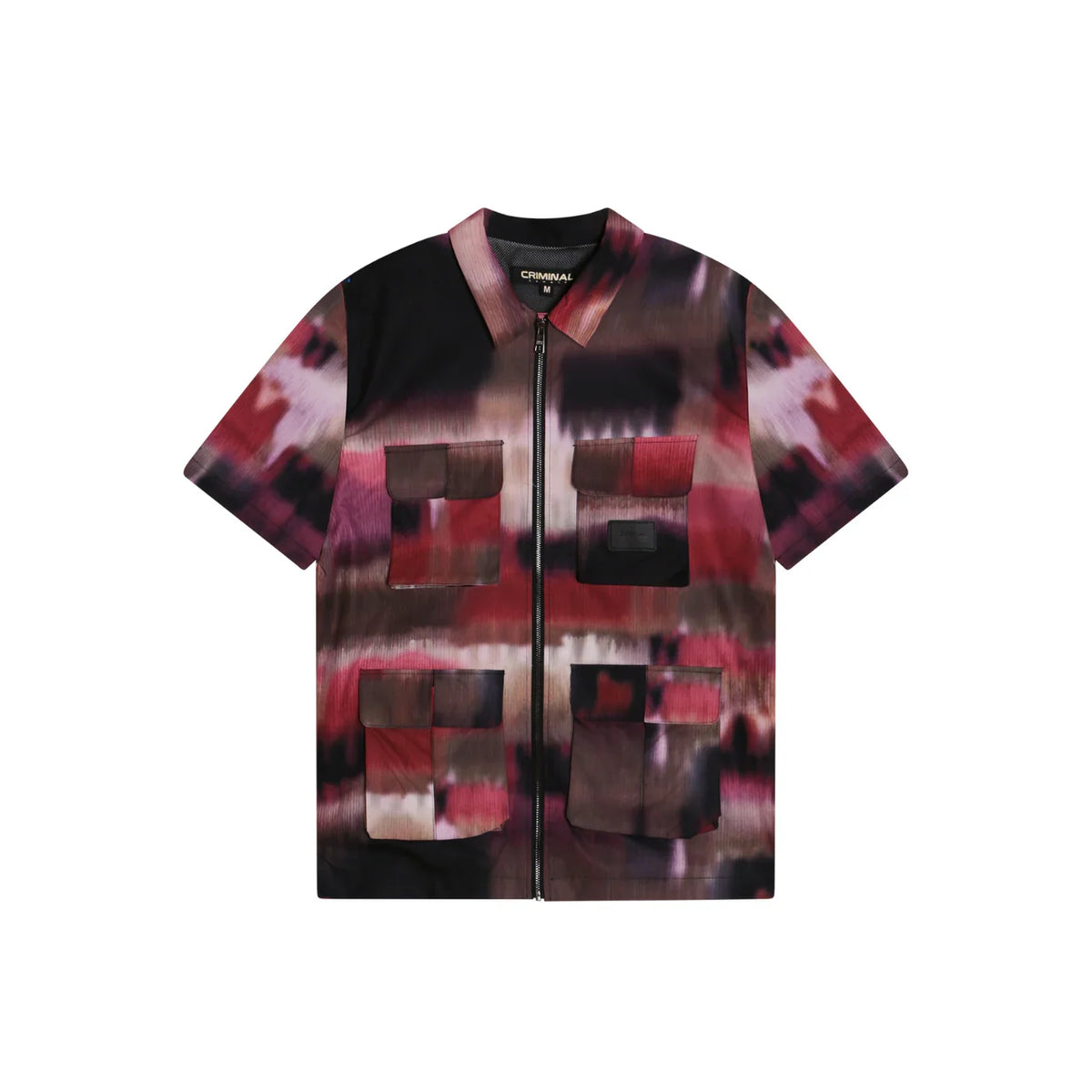 Criminal Damage Photo Print Zip Shirt