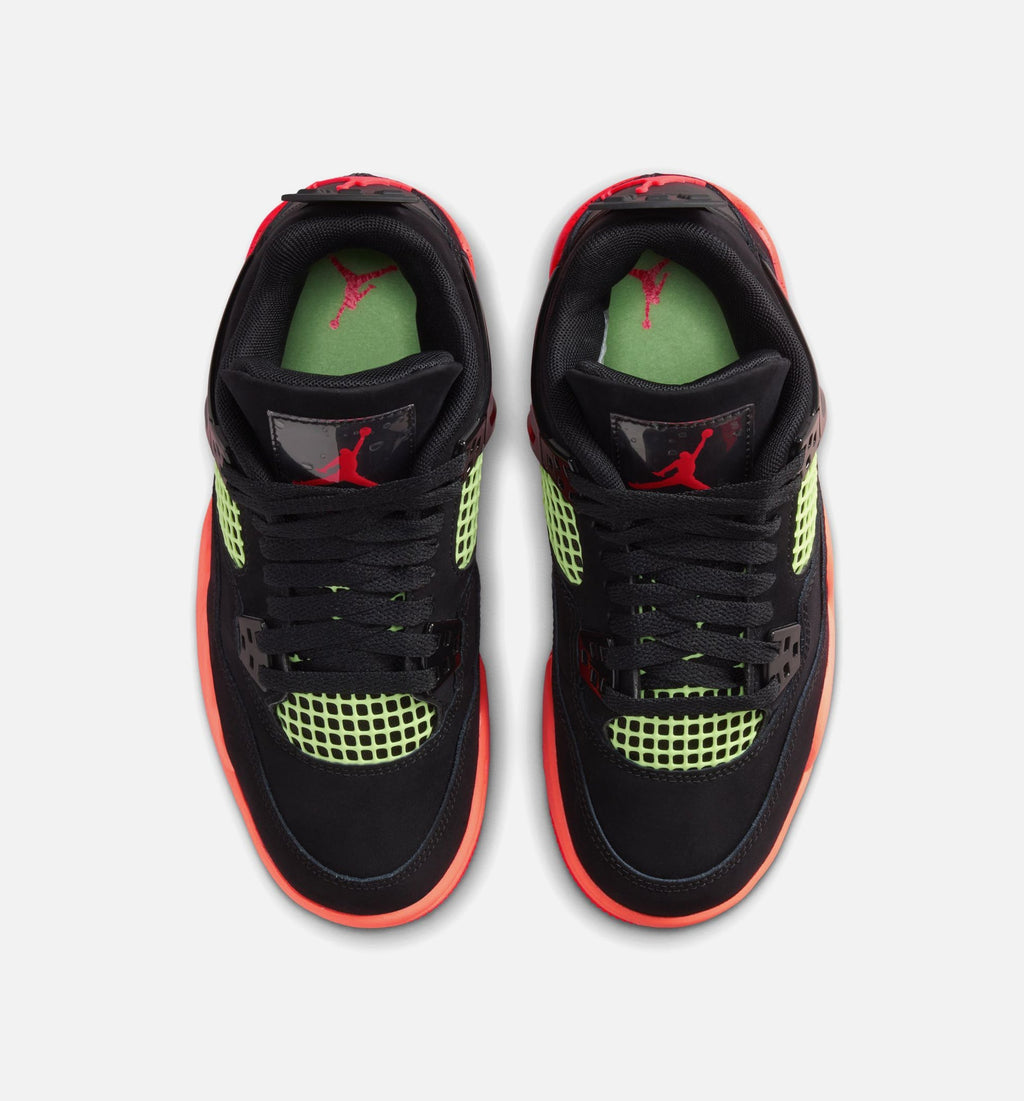 Air Jordan 4 Retro Black Infrared 23 Grade School – Black/Infrared 23/Bright Mango