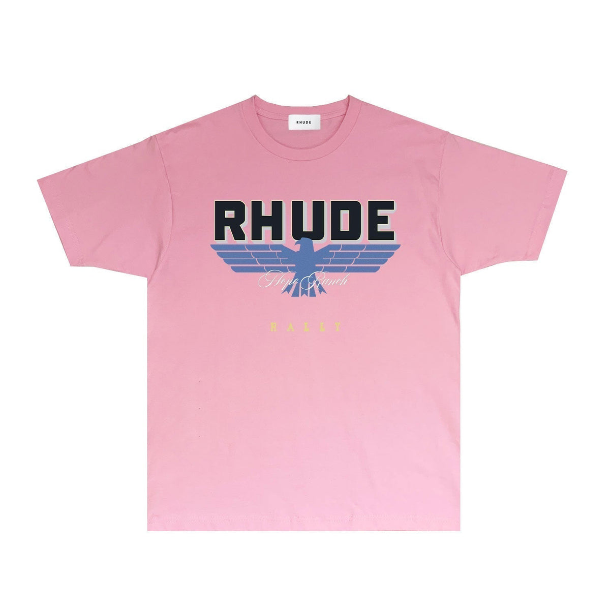 Rhude T-shirts Printed Trendy Pure Cotton