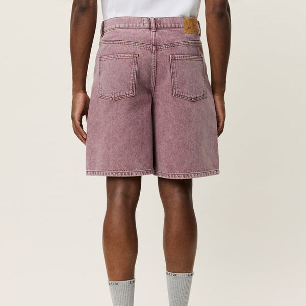 Les Deux Ryder Denim Shorts: Light Pink