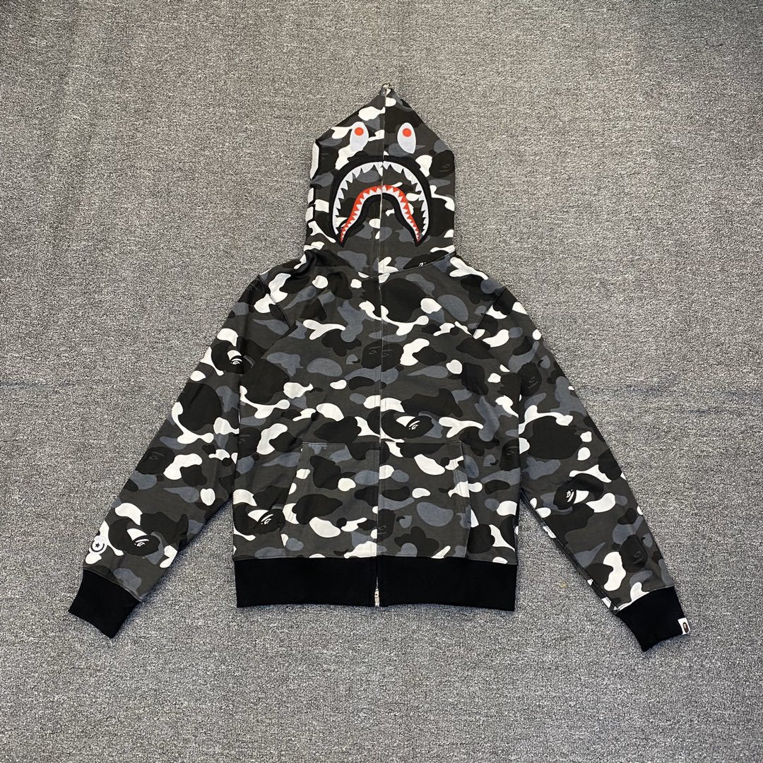 Bape Hoodie Zip-Up Cardigan Hoodie