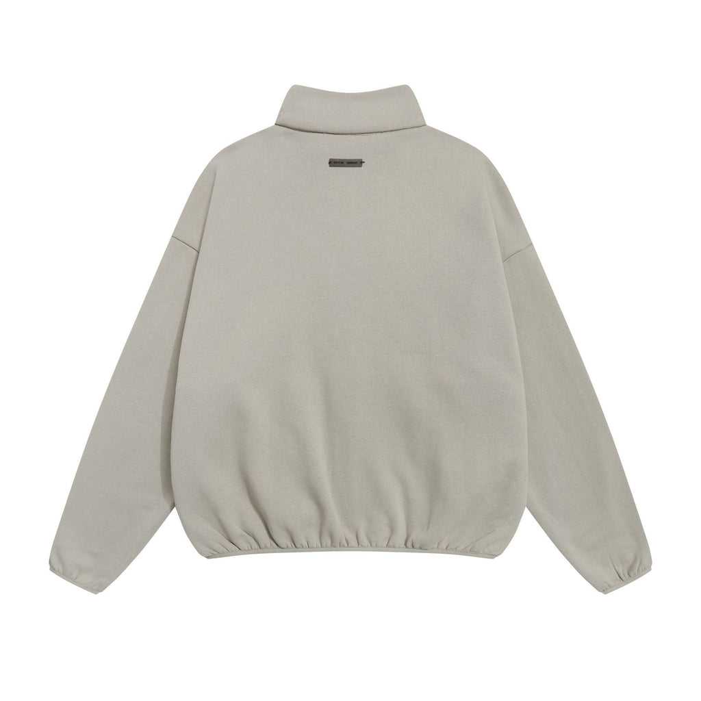 Fear of God Striped Letter Embroidered Fleece Zip-Up Jacket Unisex