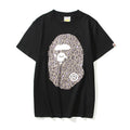 Bathing Ape T-Shirt Summer Camouflage Leopard Print Casual Plus Size Short Sleeve T-shirt