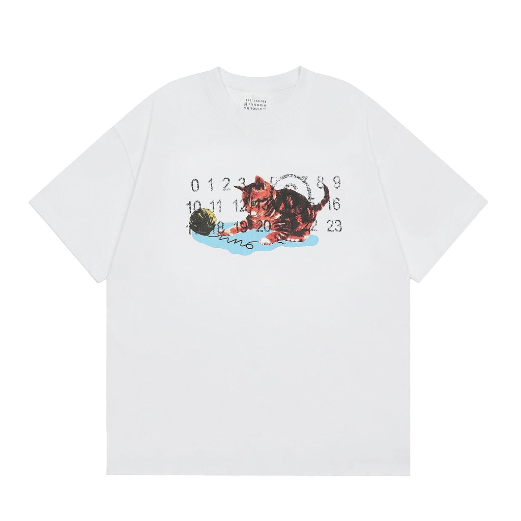 Maison Margiela T-shirt Crew Neck Loose Short Sleeve T-shirt