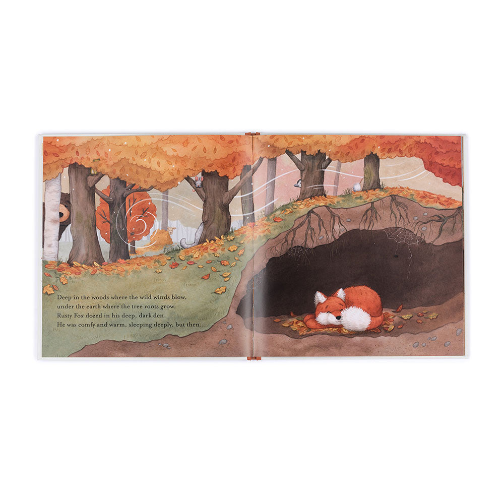 Warm in the Storm Book & Bashful Fox Cub Medium