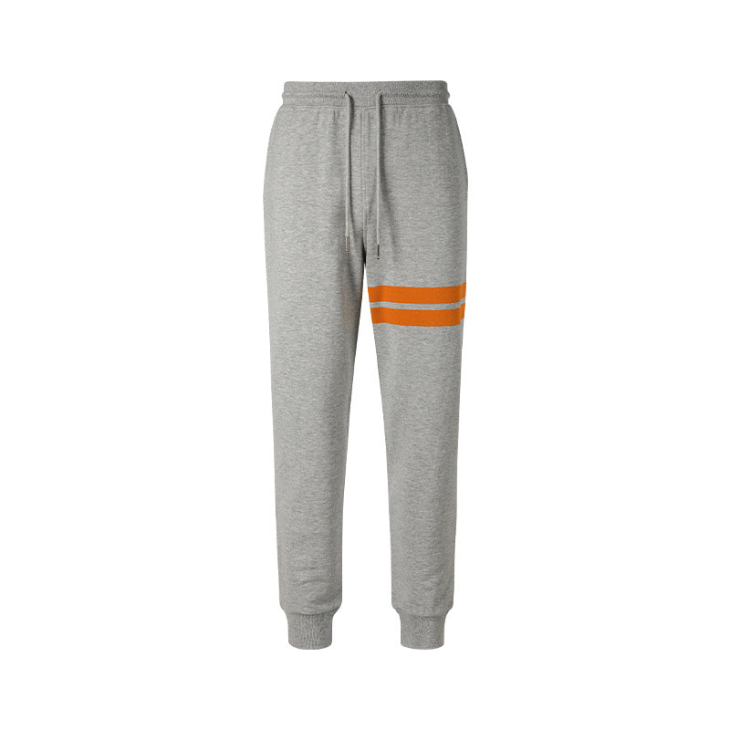 Thom Browne Style Casual Unisex Sweatpants with Signature Four-Bar Detail