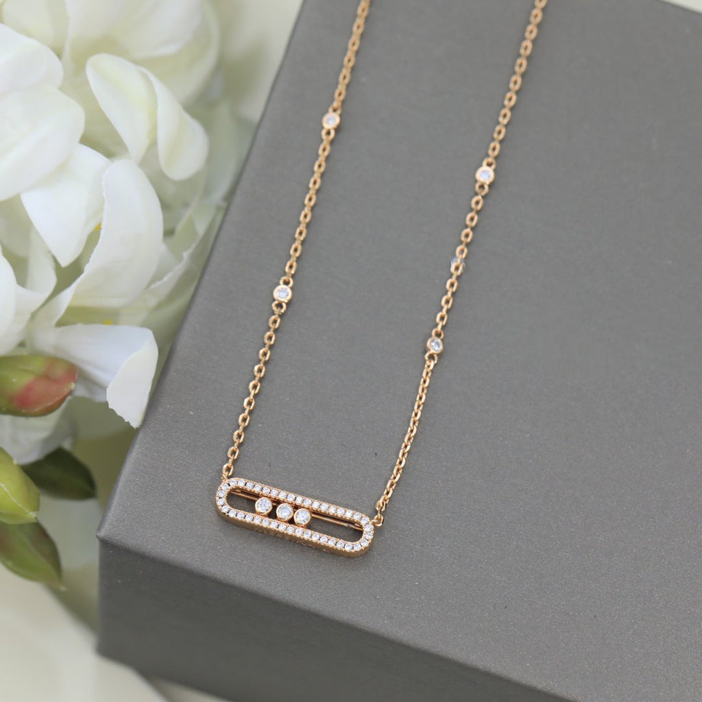 MESSIKA MOVE DIAMOND PAVED NECKLACE