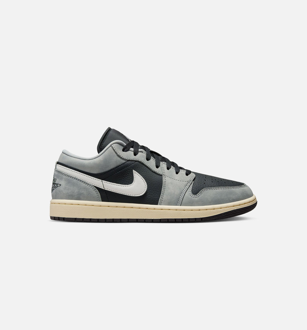 Air Jordan 1 Low SE Men's Lifestyle Shoes - Light Smoke Grey/White/Off Noir