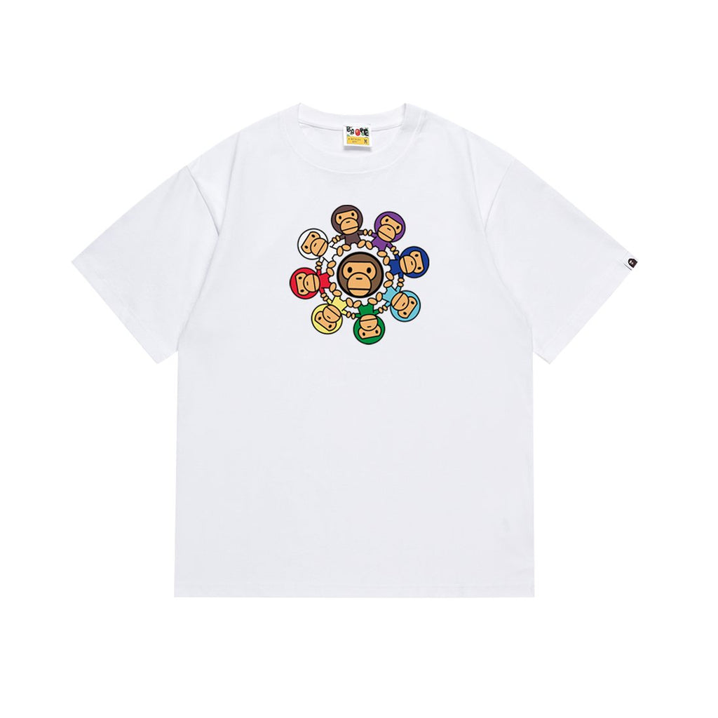 BAPE Monkey Graphic Short-Sleeve T-Shirt