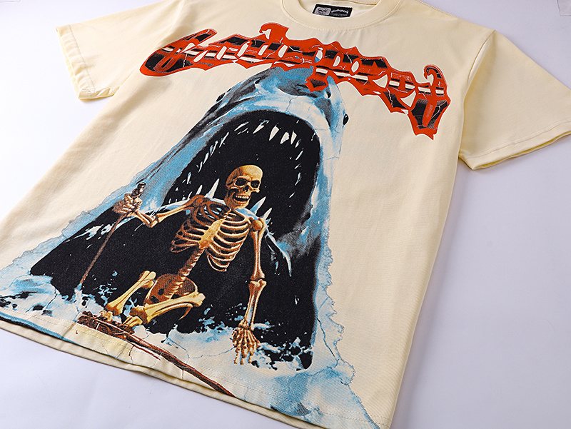 Godspeed Shark Skeleton Graphic T-Shirt