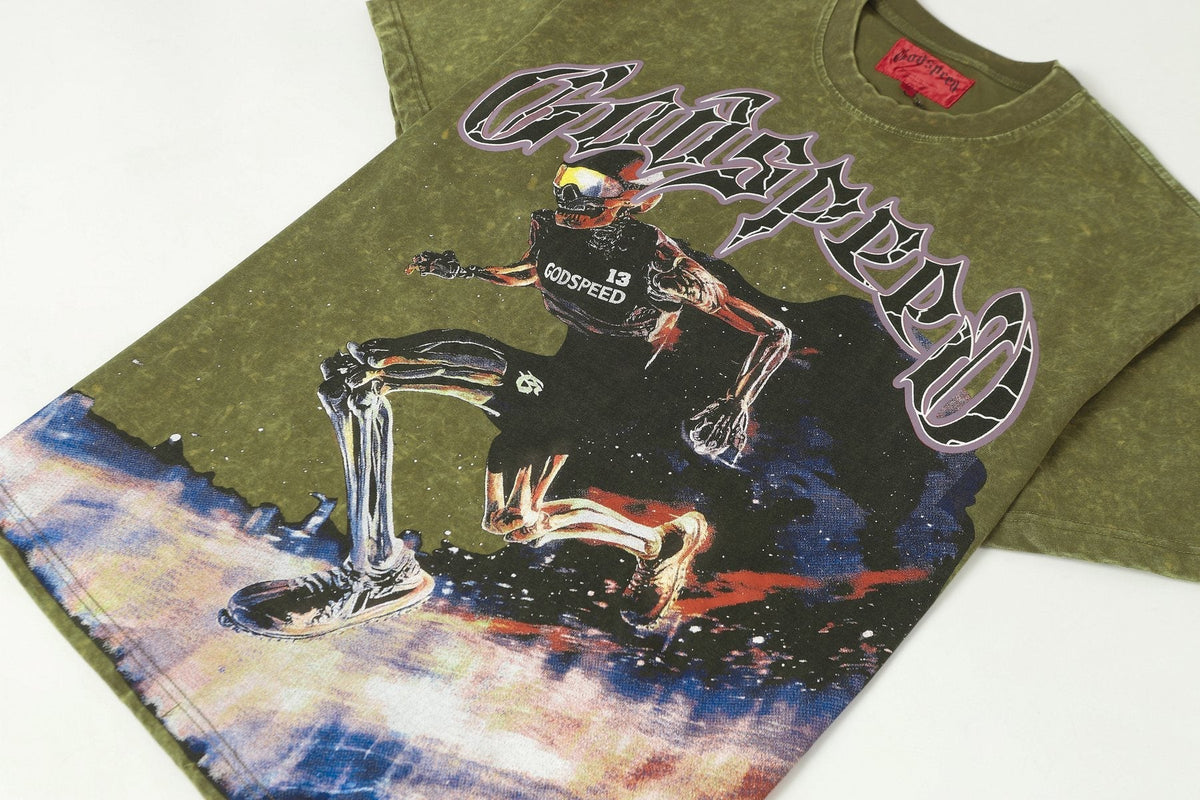 Godspeed Washed Rock Graphic T-Shirt