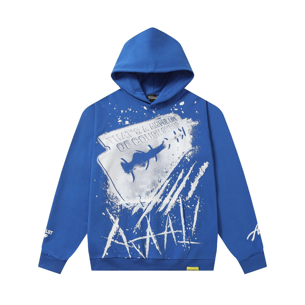 THAT'S A AWFUL LOT OF COUGH SYRUP Star Graphic Pullover Hoodie