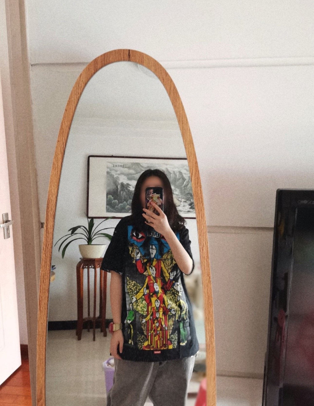 Supreme LIFE Back Graphic Short-Sleeve T-Shirt