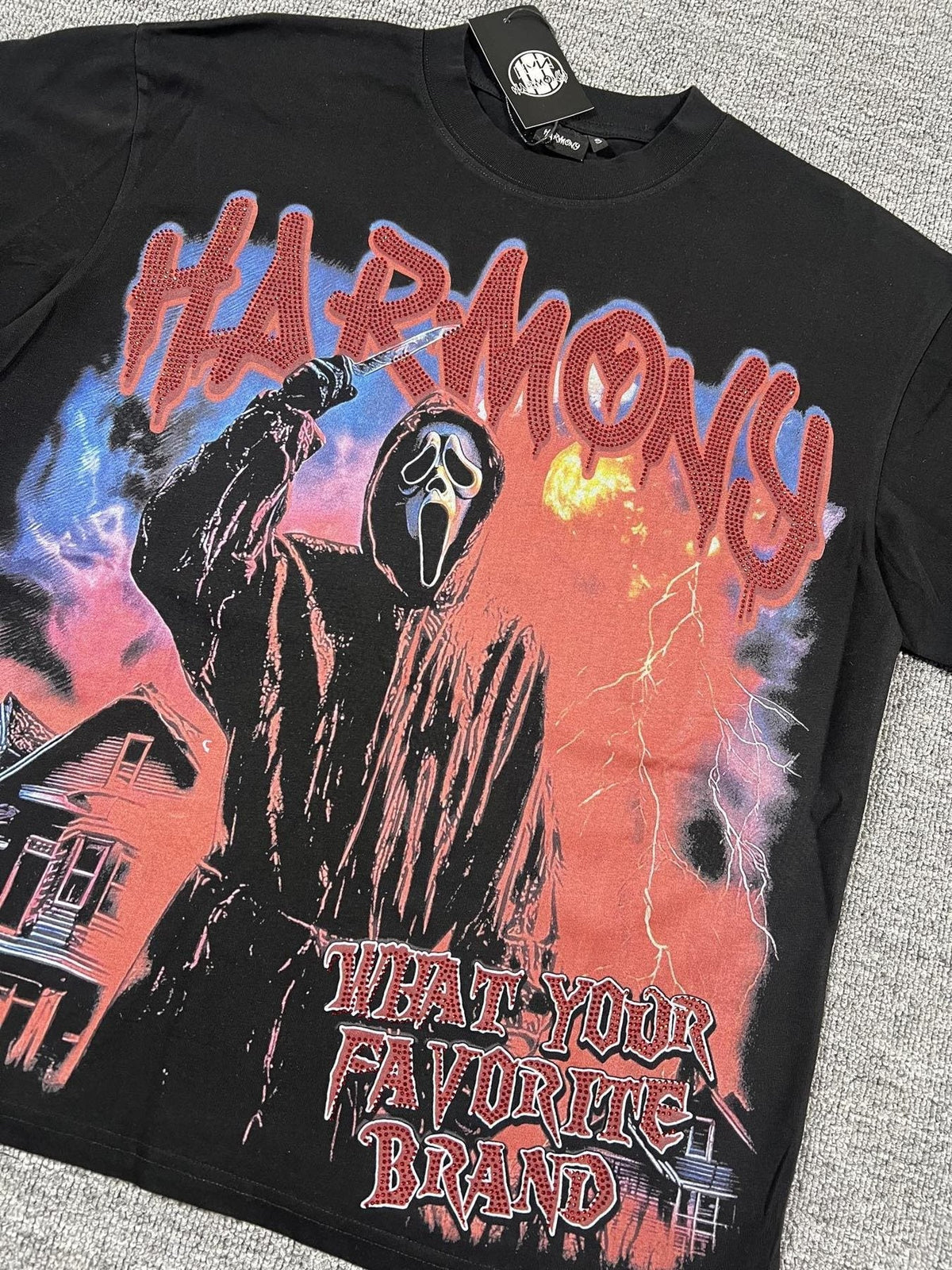 HARMONY New Age Mask Portrait Graphic T-Shirt