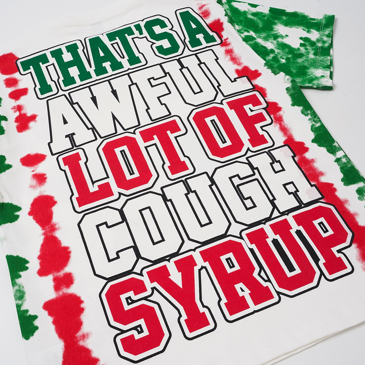 THAT'S A AWFUL LOT OF COUGH SYRUP Cowgirl Graphic Short-Sleeve Set