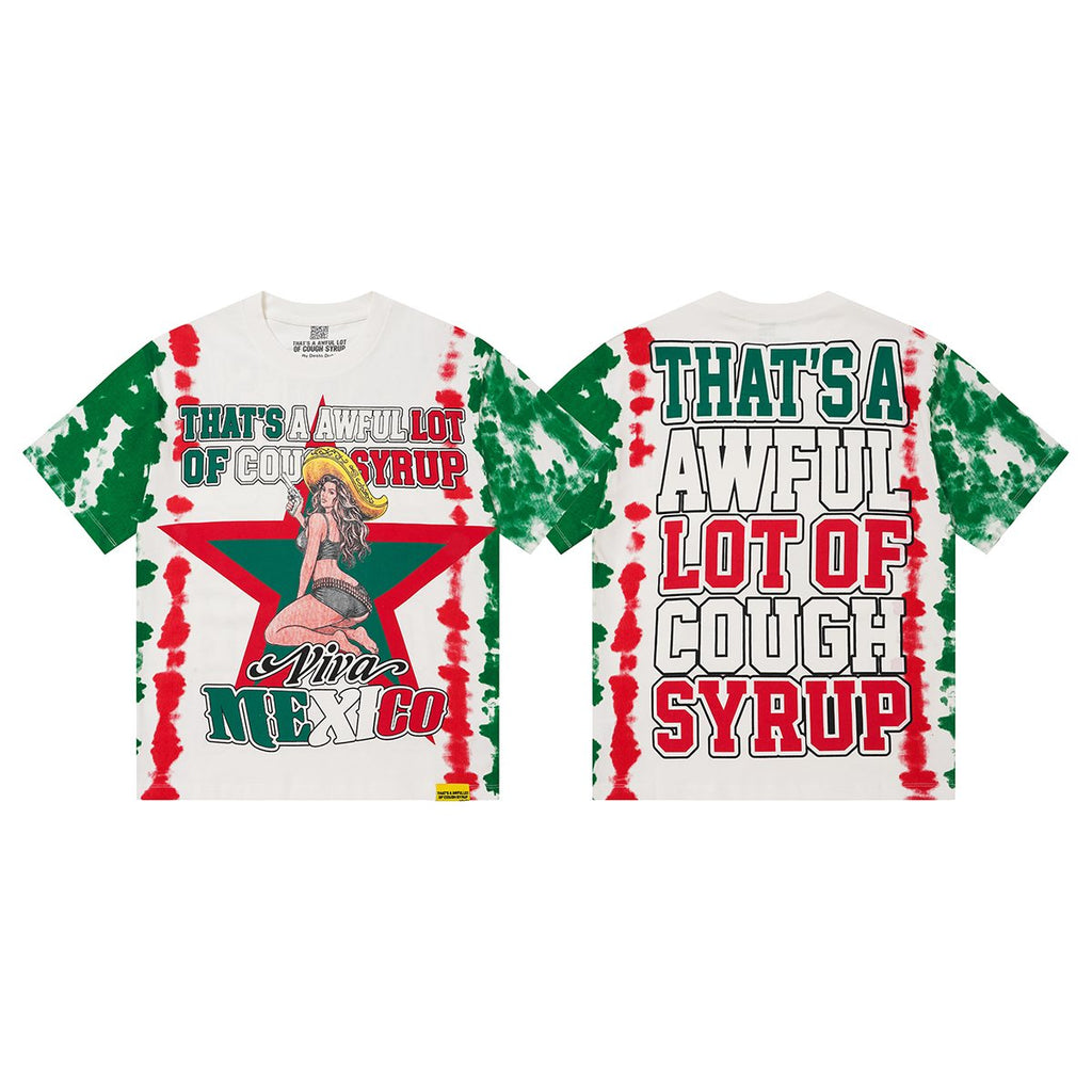 THAT'S A AWFUL LOT OF COUGH SYRUP Cowgirl Graphic Short-Sleeve Set
