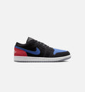 Air Jordan 1 Low Men's Sneakers - Black / Summit White / True Blue / University Red