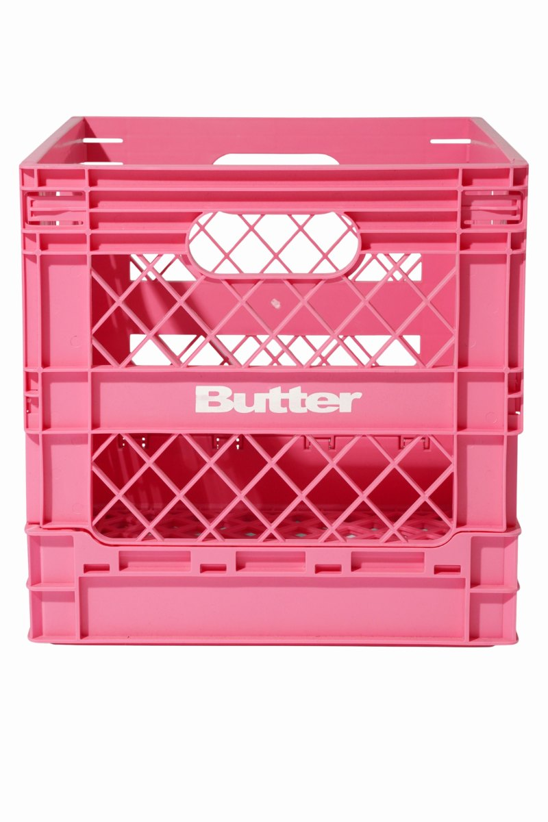 BUTTER COLLAPSABLE RECORD CRATE Pink