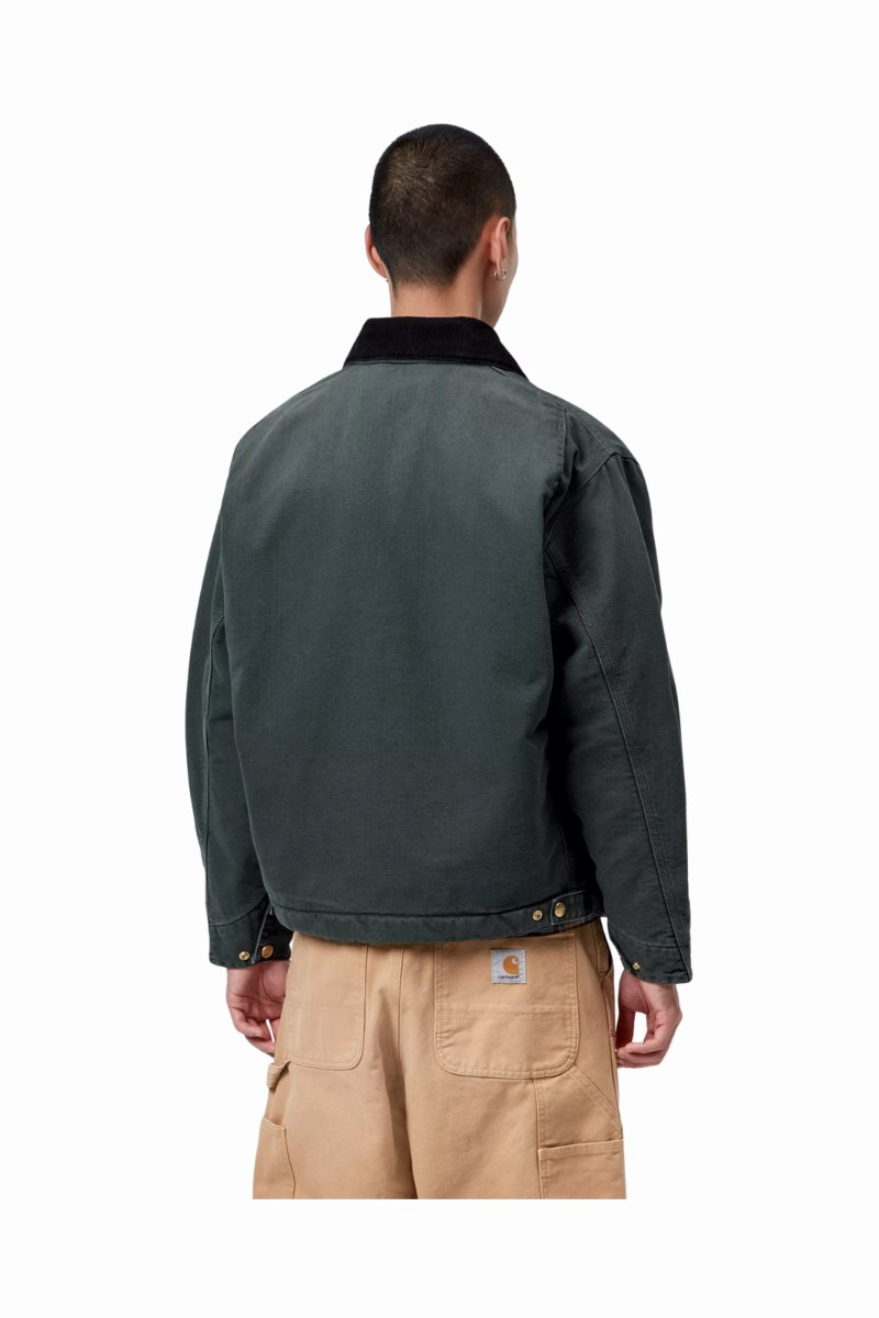 CARHARTT WIP OG DETROIT JACKET Raven / Black Stone Canvas