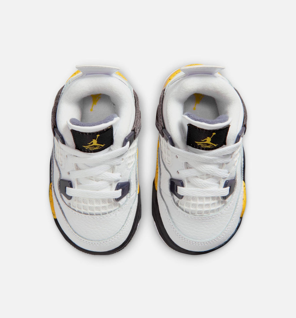 Air Jordan 4 Retro Rare Air Tour Yellow Infant/Toddler Sneakers