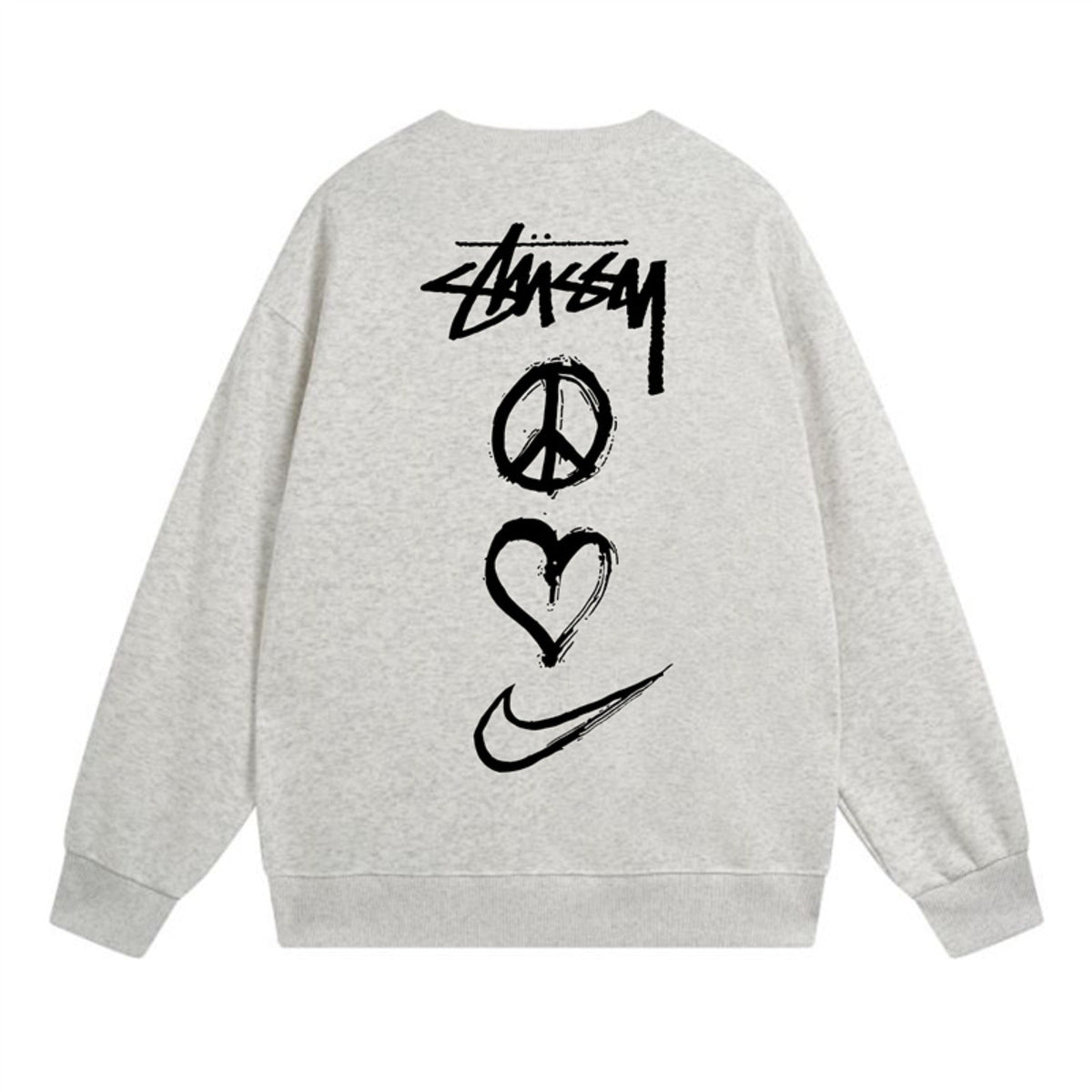 Stussy Sweatshirts Crew Neck Fleece Sweater