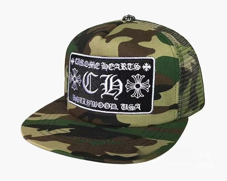 Chrome Hearts CH HollyWood trucker hat 02