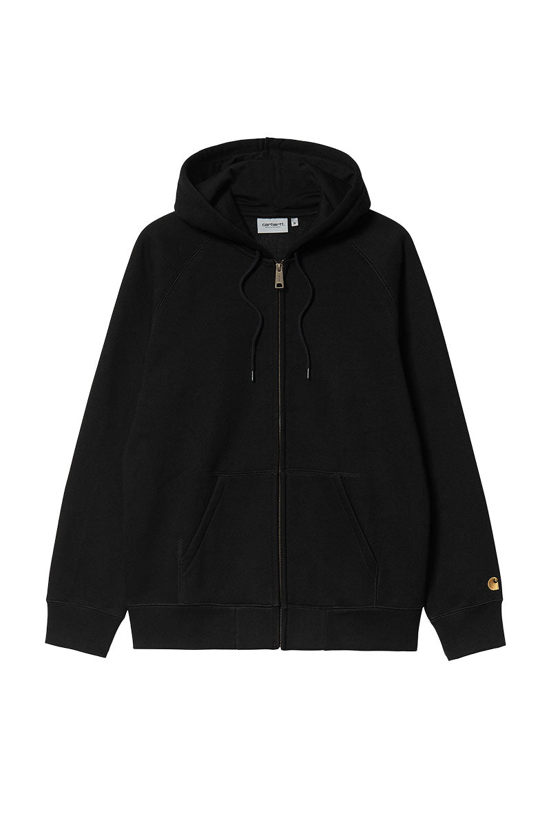 CARHARTT WIP HOODED CHASE JACKET Black / Gold