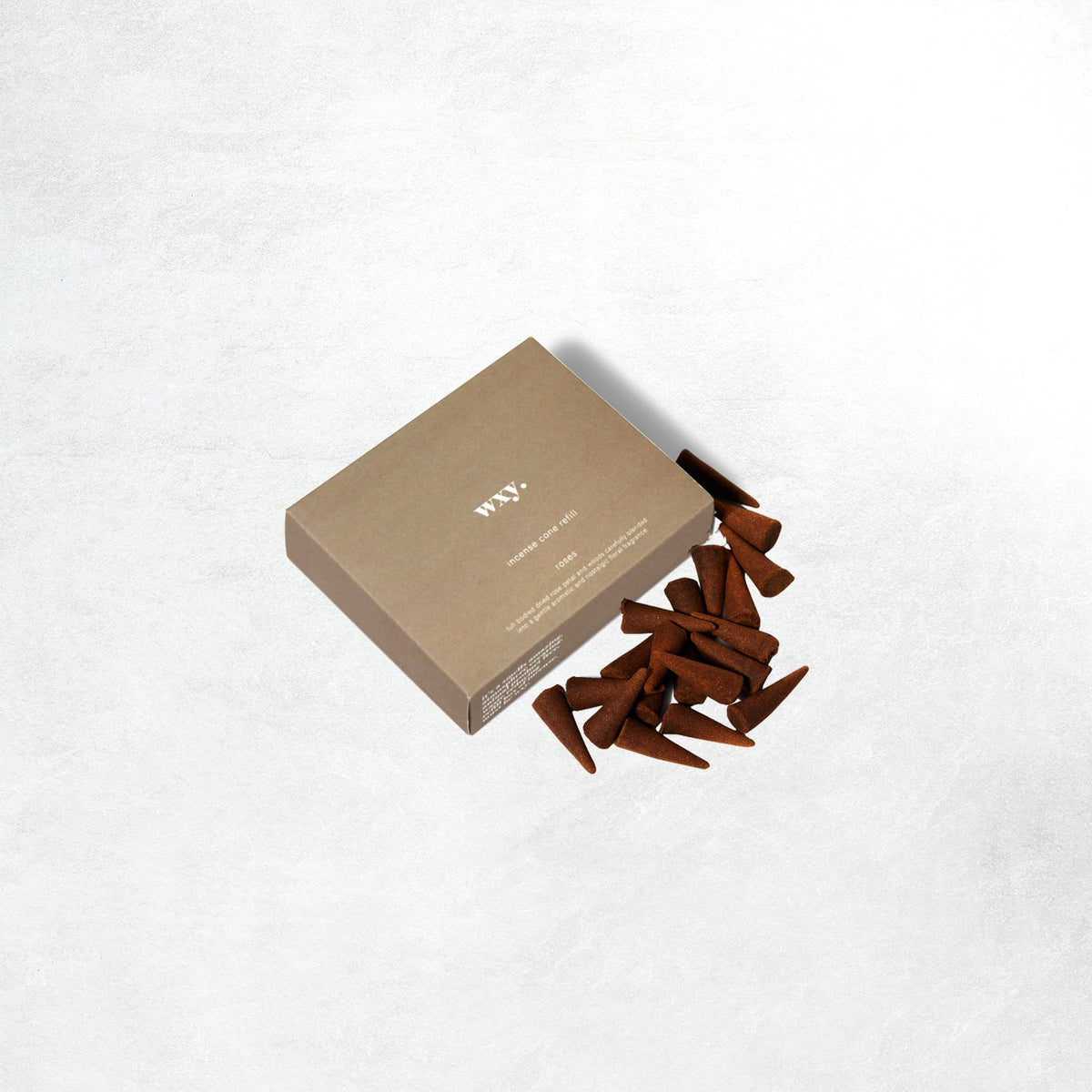 wxy. incense cones refill - rose - nude pink