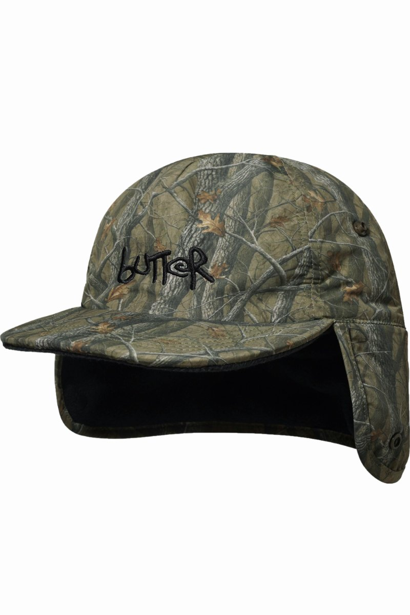 BUTTER POLARTEC REVERSIBLE TRAPPER CAP Forest Camo / Navy