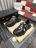 Dolce & Gabbana Black Accent Low-Top Sneakers