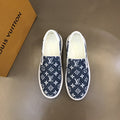 Louis Vuitton Men's Monogram Slip-On Sneakers - Elastic Side Gores