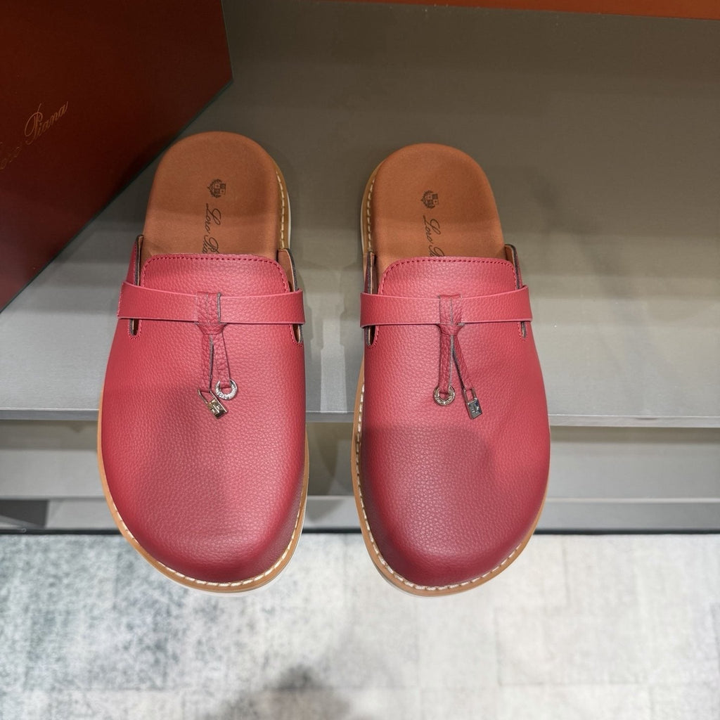 Loro Piana Textured Mule Loafers