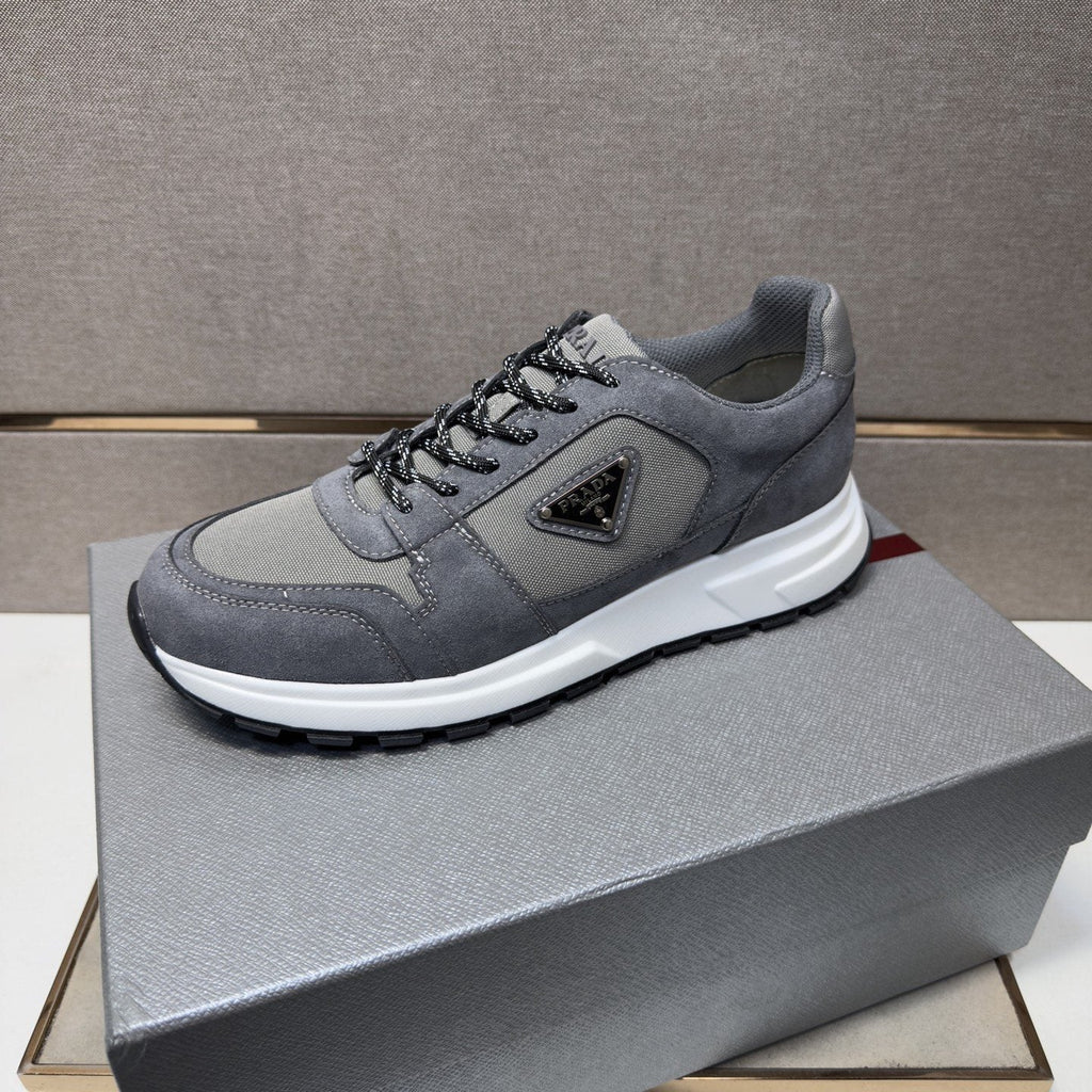 Prada Men's Paneled Low-Top Sneakers
