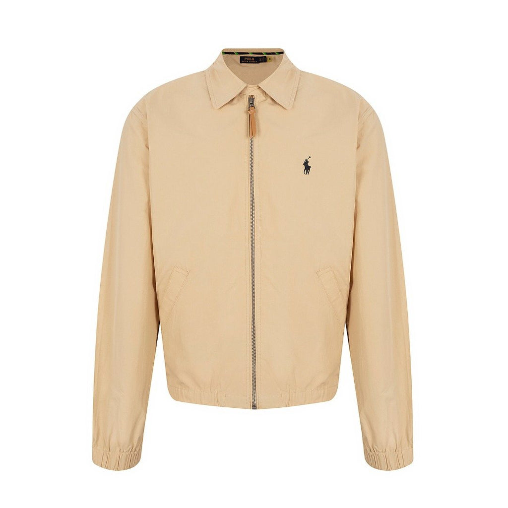 Ralph Lauren Cotton Zip-Front Coach Jacket